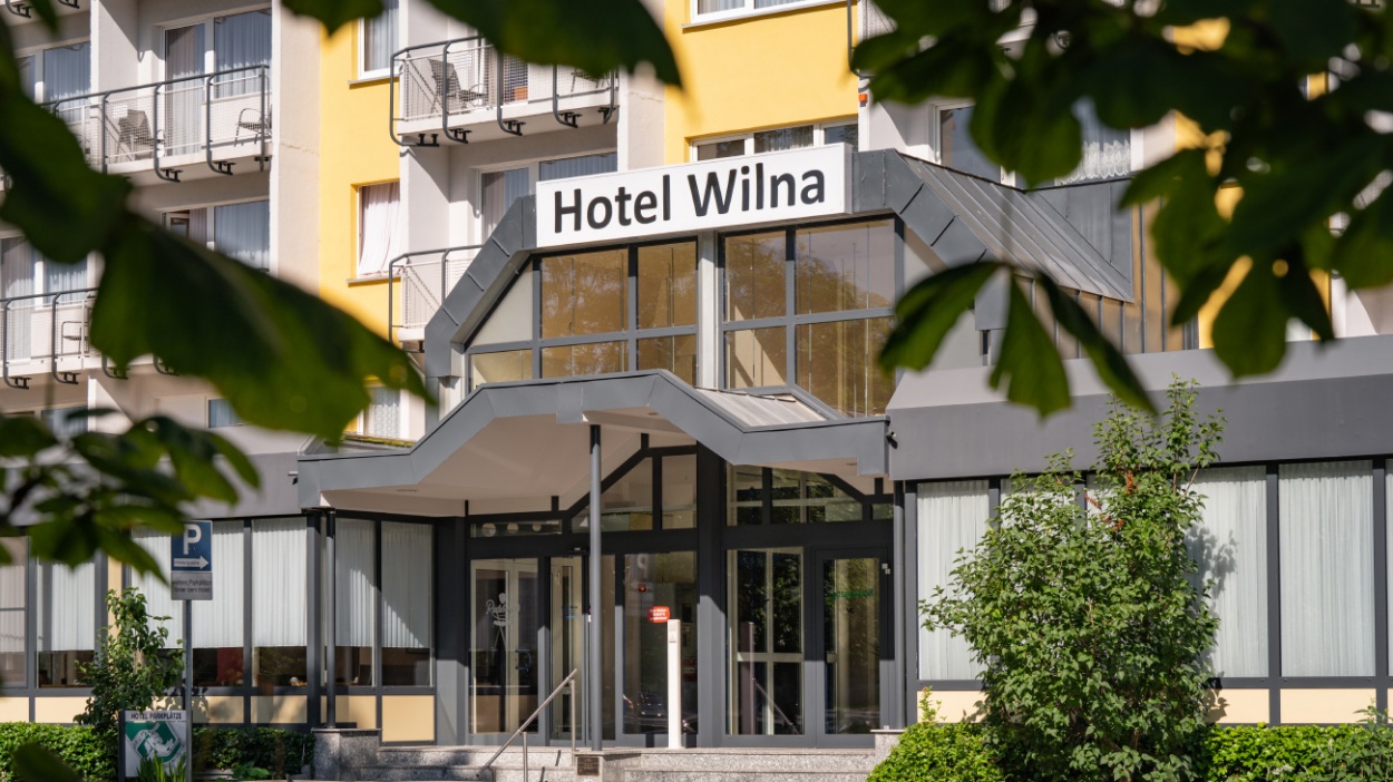 Fahrradfahrer Hotel Wilna in Erfurt